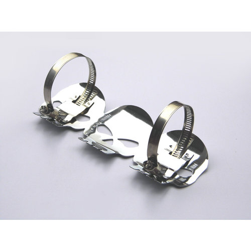 Willys Skull Metal Auspuffschutz 46-74mm