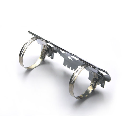 Willys Skull Metal Auspuffschutz 46-74mm