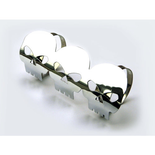 Willys Skull Metal Auspuffschutz 46-74mm