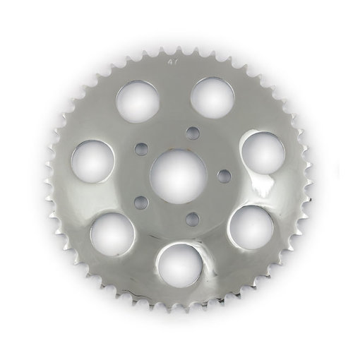 Rear sprocket chrome 51T > 73-85 4-SP B.T.; 79-81 XL