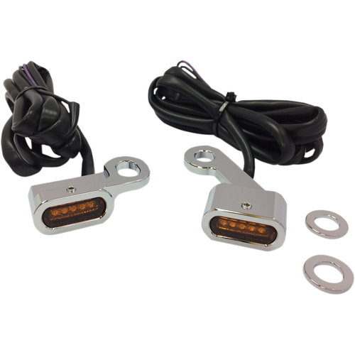 Drag Specialties LED Handlebar Indicators Sportster XL 883 / 1200 - 04-20