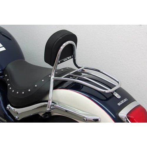 Fehling Driver Sissy Bar with backrest and luggage rack, SUZUKI C 1800 R 2008-