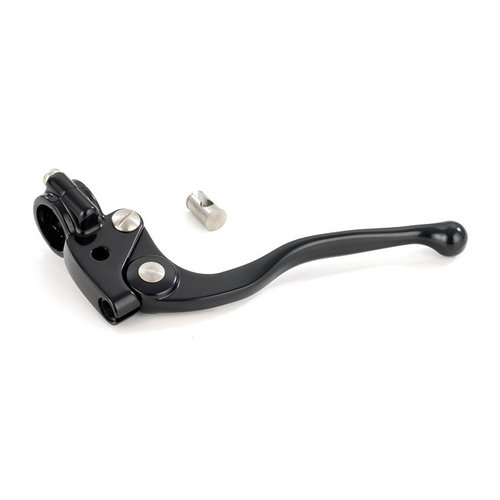 Kustom Tech Black Clutch Lever For 1 "Handlebars