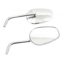 derefter konkurrerende Dårlig faktor Mirror Set ECE Certified Chrome Universal - ChopperShop.com