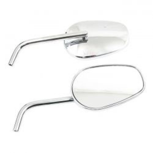 Highway Hawk  Mirror Set ECE Certified Chrome Universal