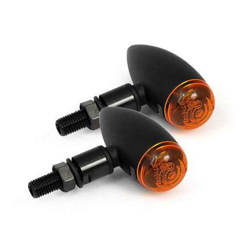 Micro Bullet Turn Signals Black