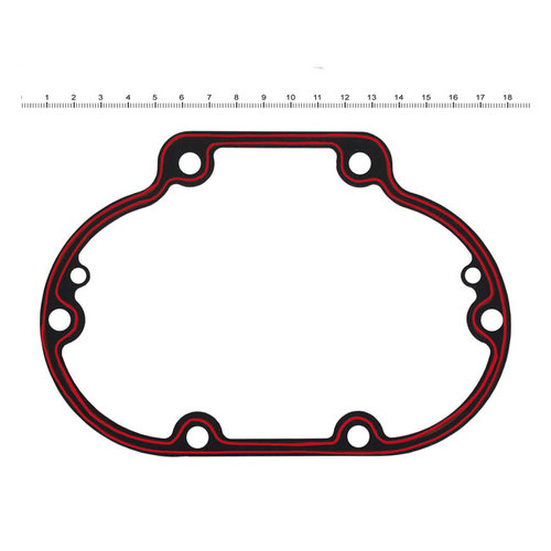 Jesse James Gasket For Gearbox Cover For Harley Davidson 06-17 (NU) Dyna; 07-20 Softail ,; 07-20 Touring