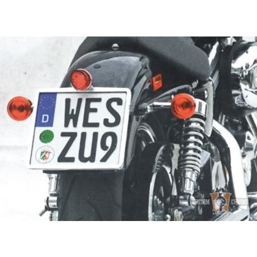 Thunderbike Halterung im Kennzeichengummi