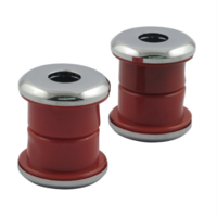 Kit amortisseur de direction, polyuréthane rouge pour Harley Davidson