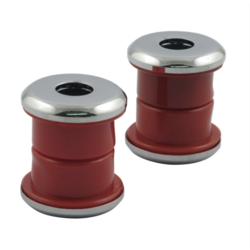 Kit amortisseur de direction, polyuréthane rouge pour Harley Davidson
