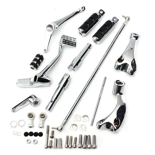 Fussrastenanlage Harley Sportster XL 883 1200 04-13 - Chrome