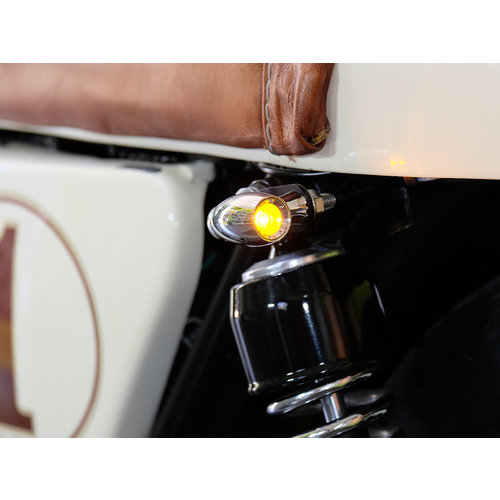 Chrome Mini LED turn signals type "Ladz"
