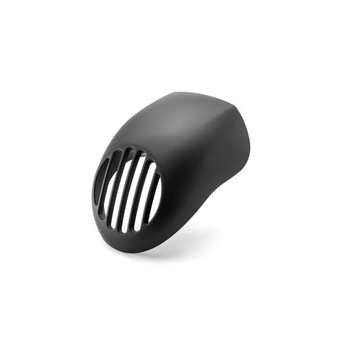 Max Inc Prison Grid Koplamp Cowl voor Harley Davidson - Matzwart