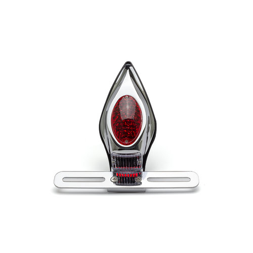 Chrome Alloy Tombstone LED Stop tail light