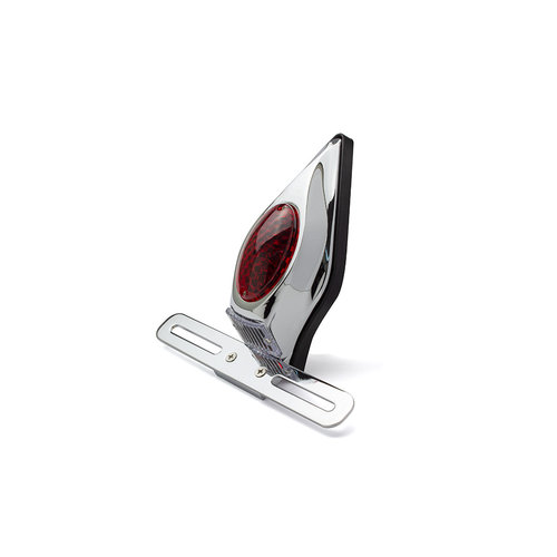 Max Inc Chrome Alloy Tombstone LED Stop tail light
