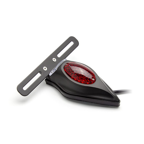 Max Inc Chrome Alloy Tombstone LED Stop tail light