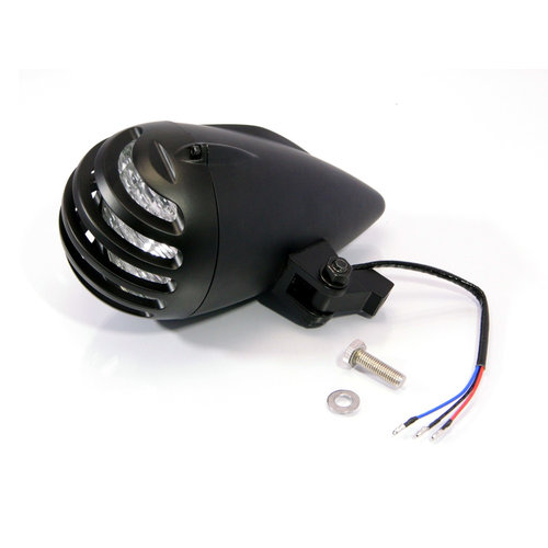 Max Inc 4.5 INCH Matte Black Universal Bird Cage Headlight