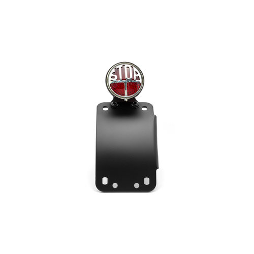 Schwarz gebogener Sidemount  LED Stop