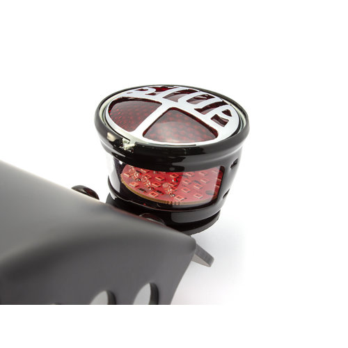 Max Inc Schwarz gebogener Sidemount  LED Stop