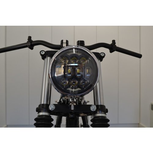 Max Inc 5,75 "Phare en métal multi-projecteur à LED de style Bates (boîtier sélectionné)