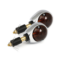 Smoked Bar-end Indicators for 7/8 "and 1" handlebars (Select variant)