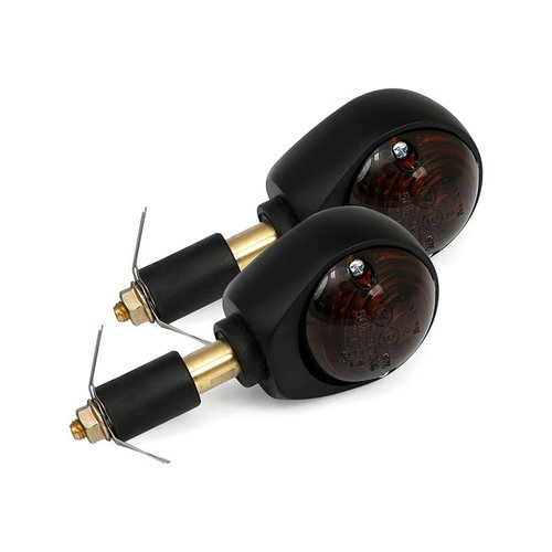 Smoked Bar-end Indicators for 7/8 "and 1" handlebars (Select variant)