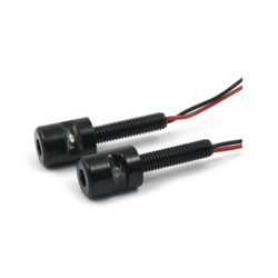 Éclairage de plaque d'immatriculation, LED. Noir