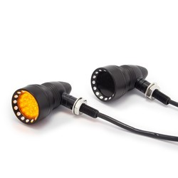 Smoked Led Turn Signals Retro Style