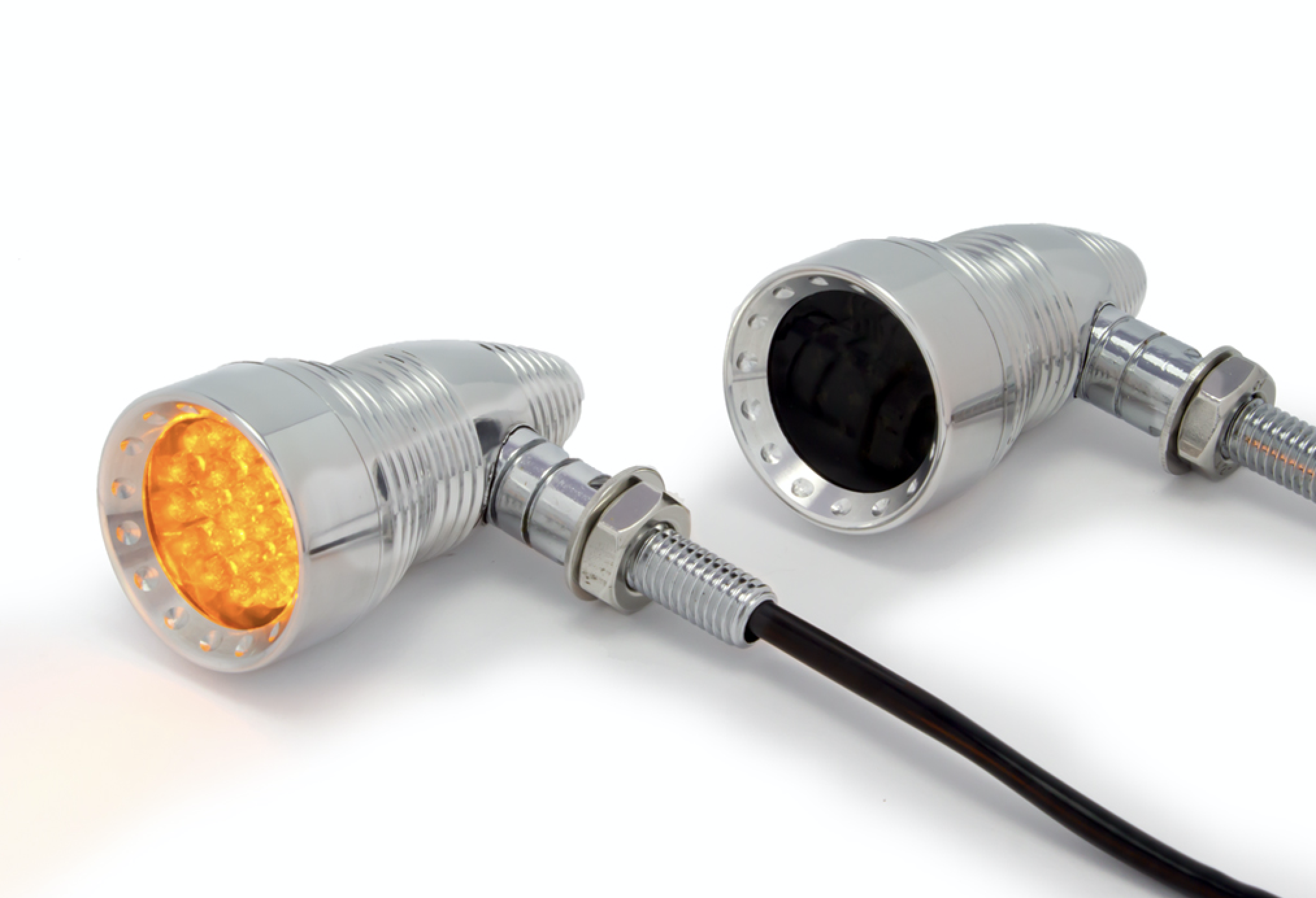 Smoked Led Turn Signals Retro Style