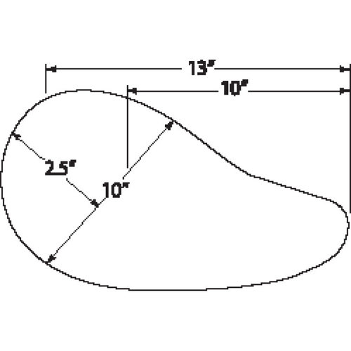 Drag Specialties Klein Laag-Profiel Bobber Zadel  Leer Zwart