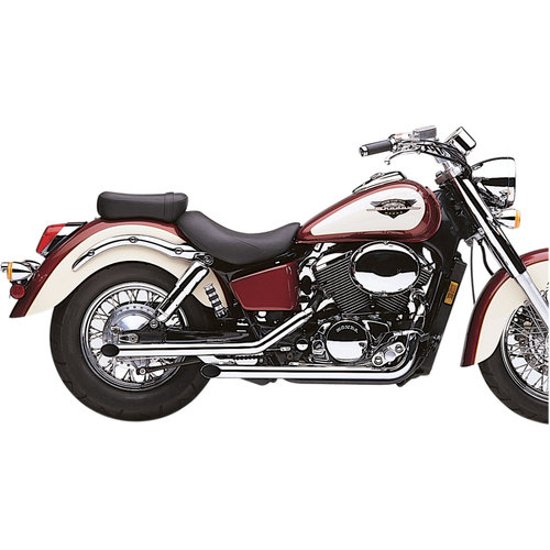 Cobra USA 2 "Drag Pipe Auspuff Slash Cut Honda Shadow VT 750