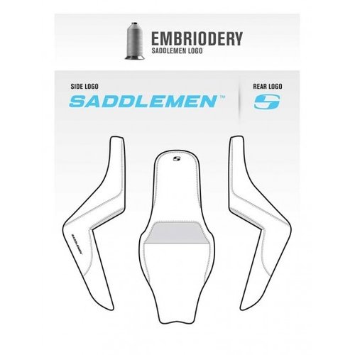 Saddlemen Step Up 2-Up Seat Tuck 'n Roll Gel Harley Davidson Dyna