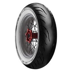 Cobra Chrome AV92 Whitewall Rear 150/70B18