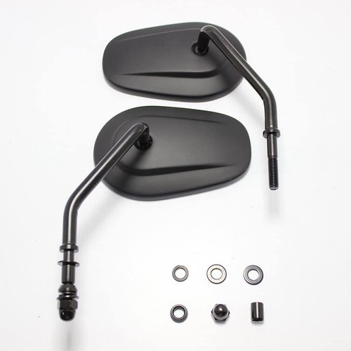 Universal HD Look Mirror Set - Matt Black