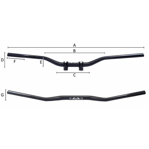 MCU 22mm Aluminum handlebar Type 7
