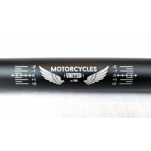 MCU 22MM Guidon Fatbar en aluminium noir