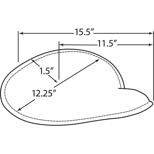 Drag Specialties Large Solo Seat - Distressed Leather Brown