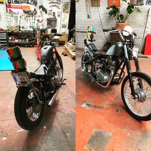 Emgo Universal Chrom Chopper Stil Atomic Rücklicht