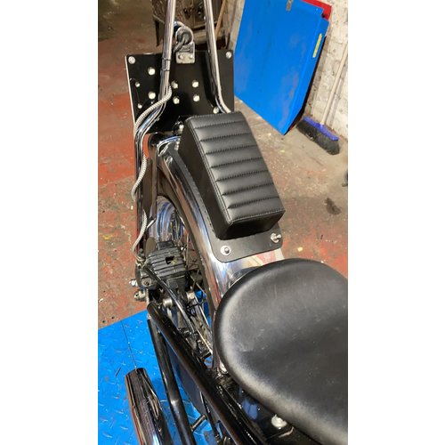 EMGO universal chrome motorcycle ignition switch mount/bracket bobber/chopper 