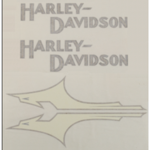 Decals / stickers / transfers voor Harley (selecteer model)
