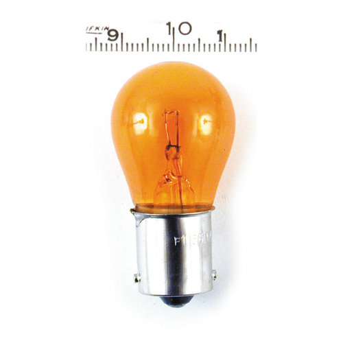 Flashing lamp, Single Fil. Amber yellow