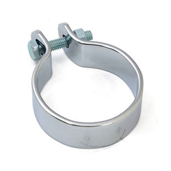 Chrome Exhaust Clamp 47 mm