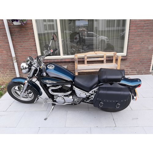 Medium Highwayman Riveted Slant Saddlebags ChopperShop