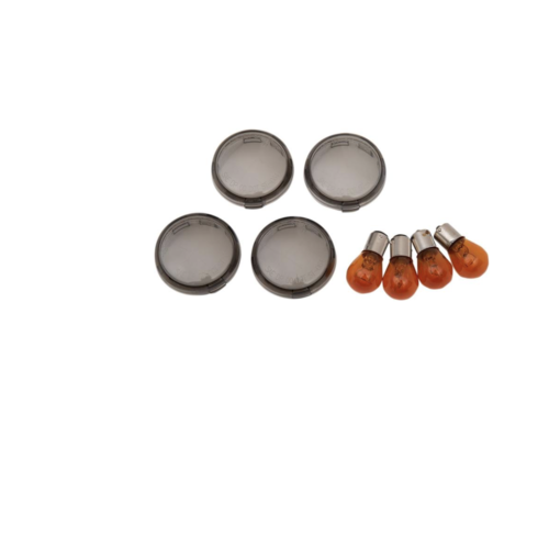 Drag Specialties Smoke Turn Signal Lens Kit for Harley Davidson