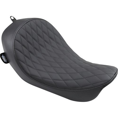 Drag Specialties Low Solo Seat Diamond Black FXD Dyna 06-17