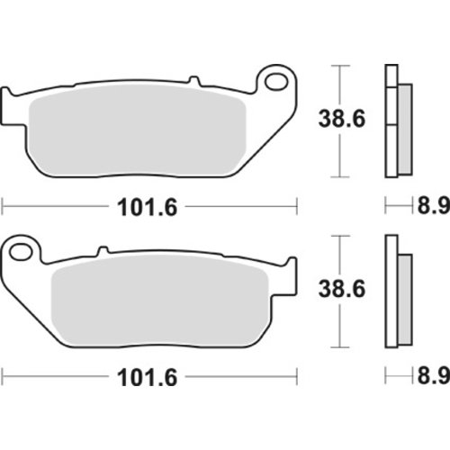 TRW Plaquettes de frein (avant) 04-13 <XL Sportster (sauf XR1200)