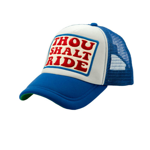 13 ½  De 13 1/2 TSR Trucker cap blauw met een voorgevormde klep