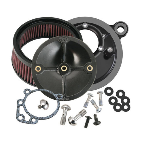 S&S Stealth Air Cleaner Kit Without Cover 91-03 XL with Super E/G Carb