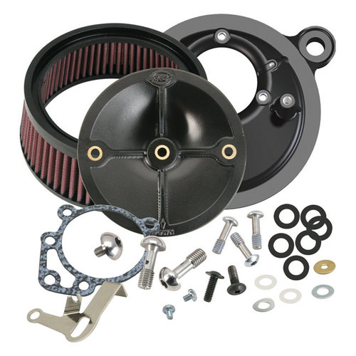 S&S Stealth Luftfilter Kit ohne Abdeckung 93-99 Evo BT Exkl. TC) Mit Super E / G Carb