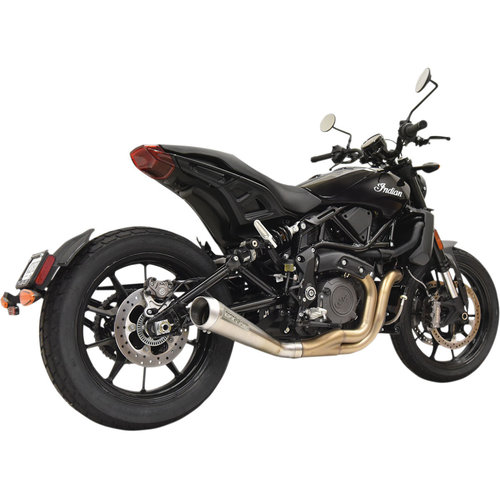 Bassani Low Mount Kurzer Megaphon Schalldämpfer Indian FTR1200